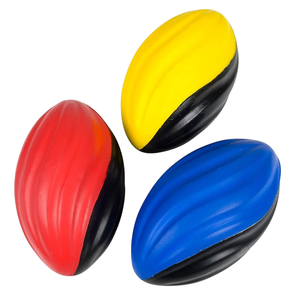 Two Tone Spiral Football 5in