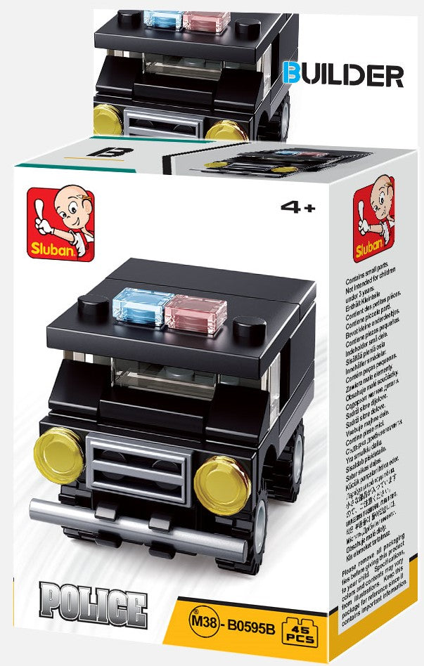 Sluban Police Theme Building Block Toy M38-B0595 - Assorted Styles