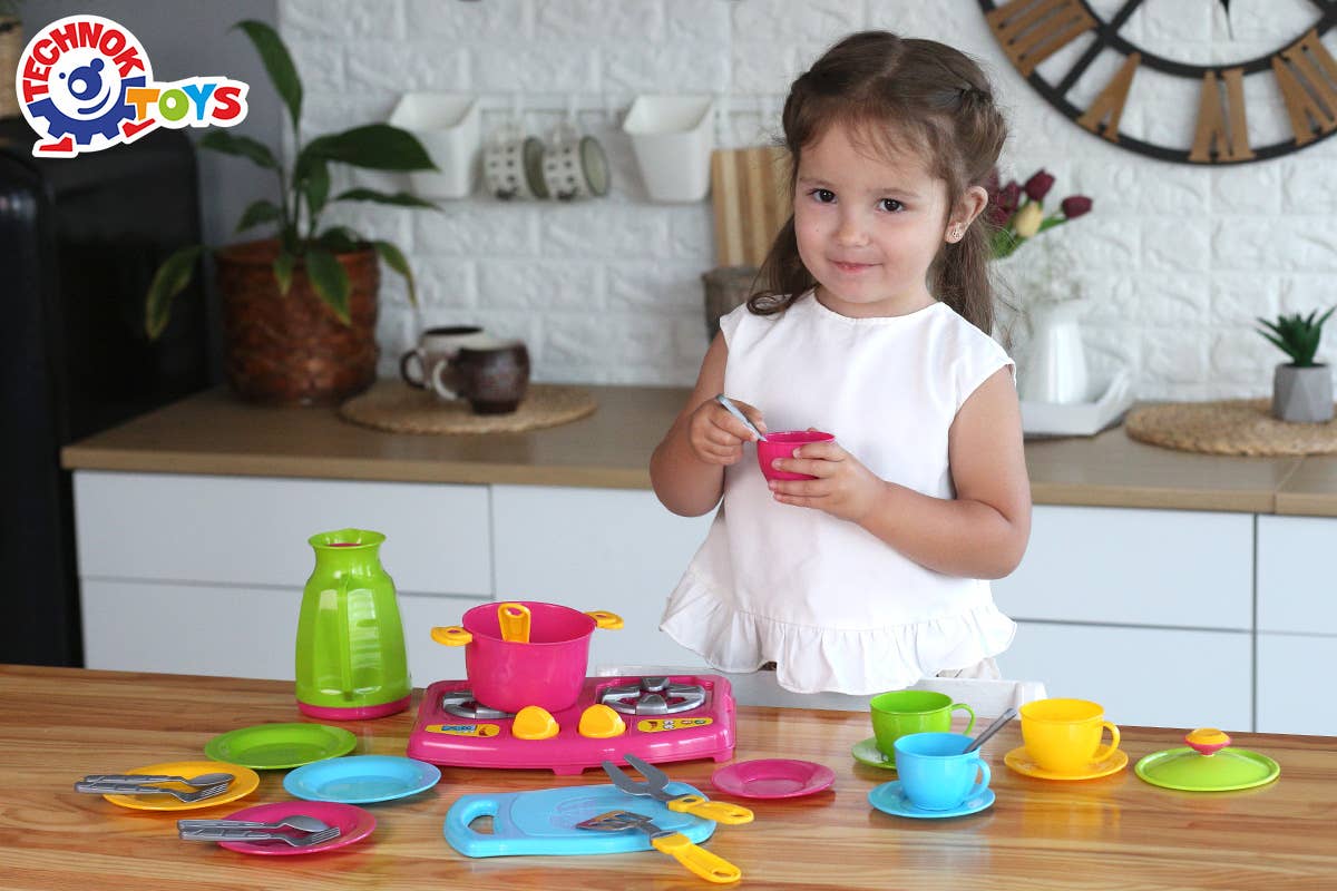 Technok 38-Piece Kitchenware Pretend Play Set