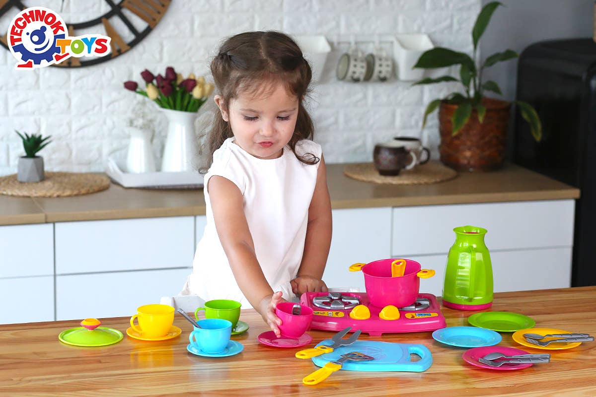Technok 38-Piece Kitchenware Pretend Play Set