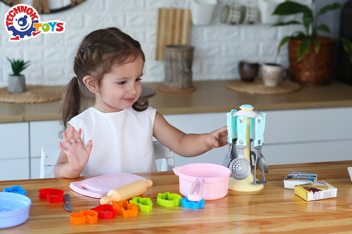 Technok 31-Piece Cookware Pretend Play Set
