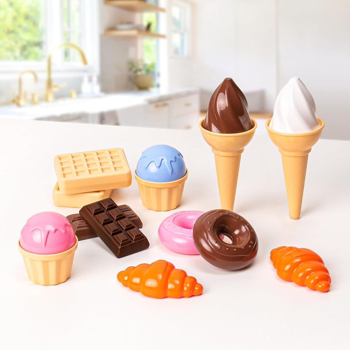 Technok 79-Piece Pretend Play Street Food Set