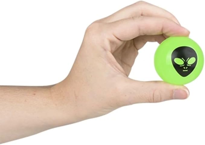 Glow-in-the-Dark Alien Hi-Bounce Balls