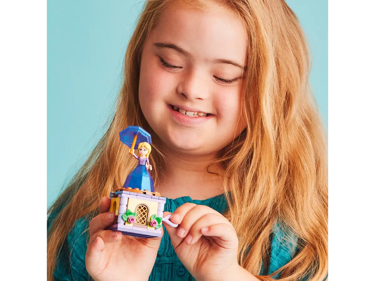 LEGO Disney Princess Twirling Rapunzel 43214 Building Toy Set - 89 Pieces