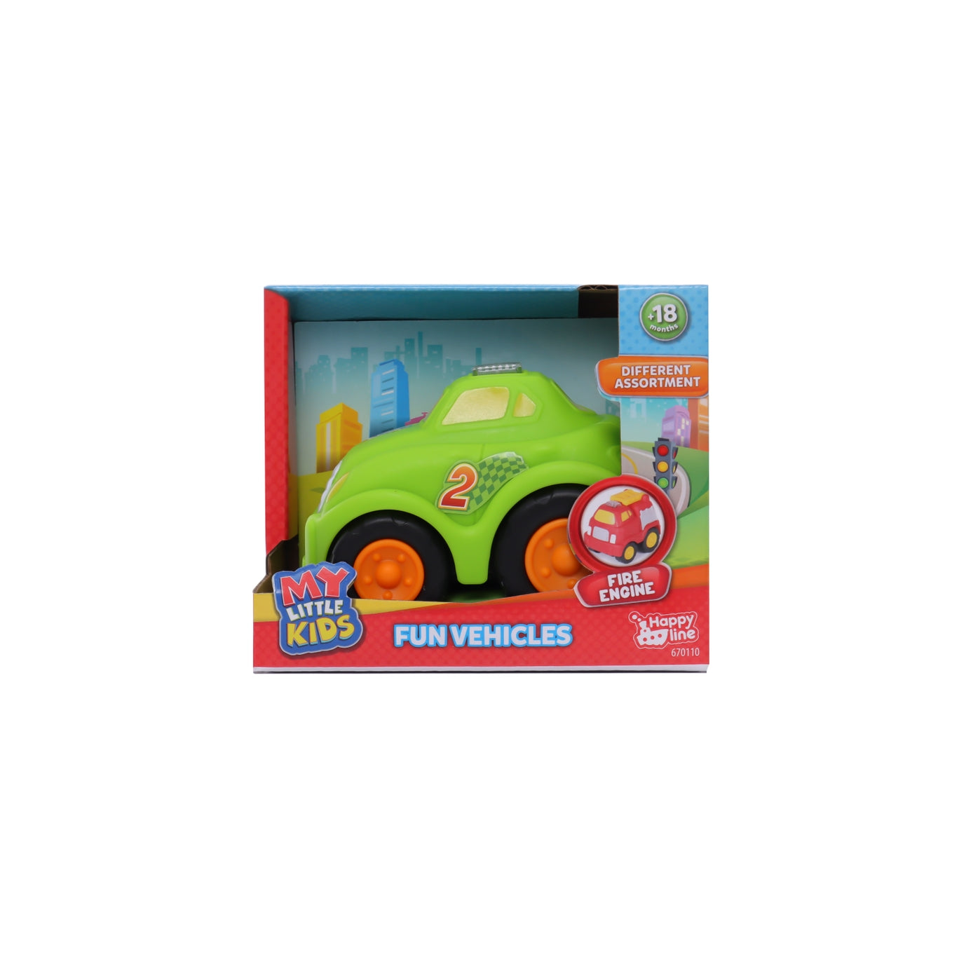 My Little Kids 1 City Vehicle Free Wheels