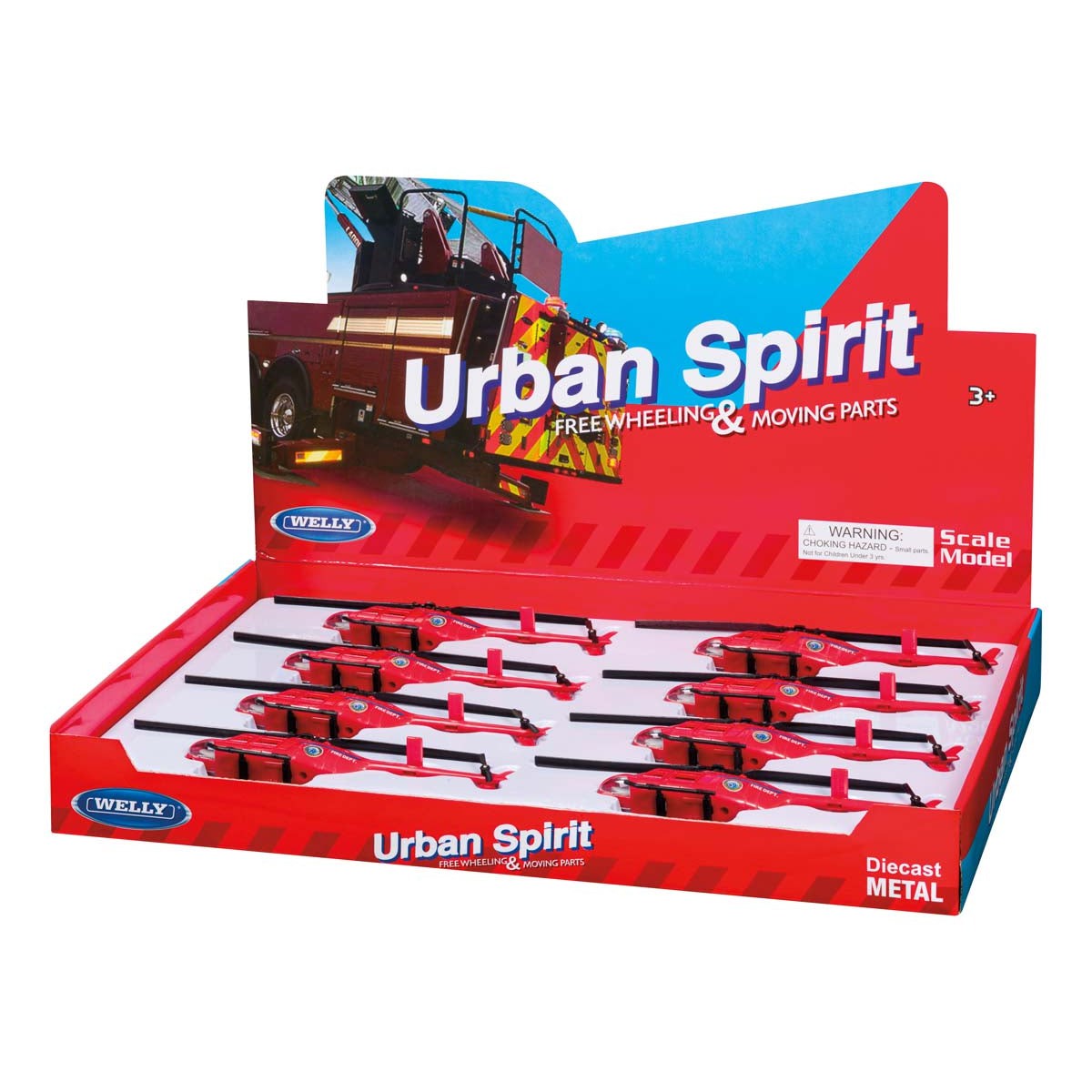 Toysmith Rollin' Die-Cast Fire Helicopter