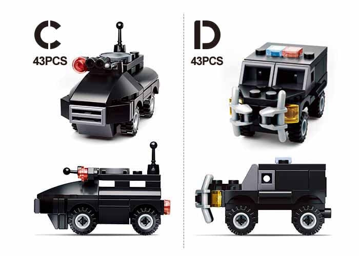 Sluban Police Theme Building Block Toy M38-B0595 - Assorted Styles