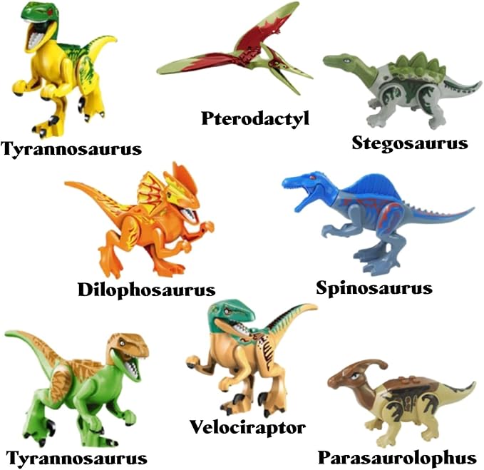 Dino World Brick Builder - Action Figure Assortment