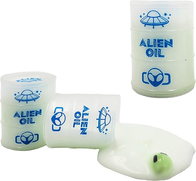 Glow-in-the-Dark Alien Oil Slime