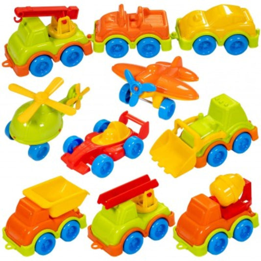 Technok Little Vehicles - 10 Piece Set