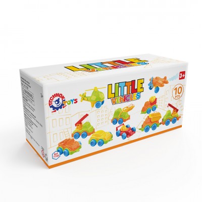 Technok Little Vehicles - 10 Piece Set