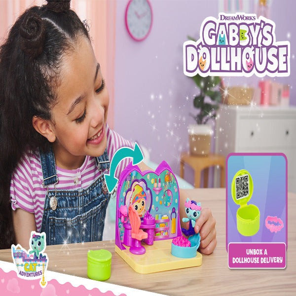 Gabby's Dollhouse MerCat's Spa Room Playset