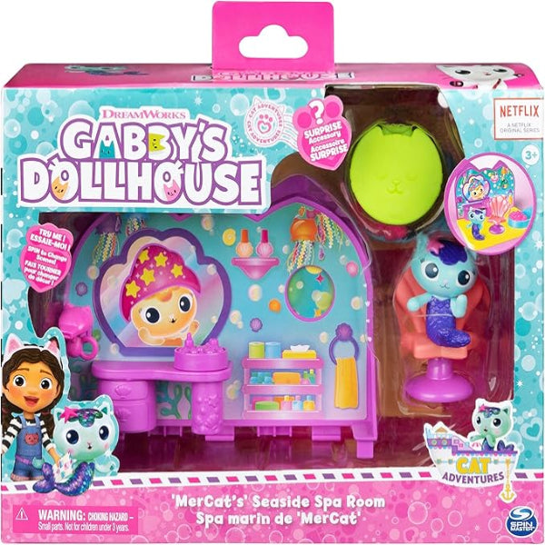 Gabby's Dollhouse MerCat's Spa Room Playset