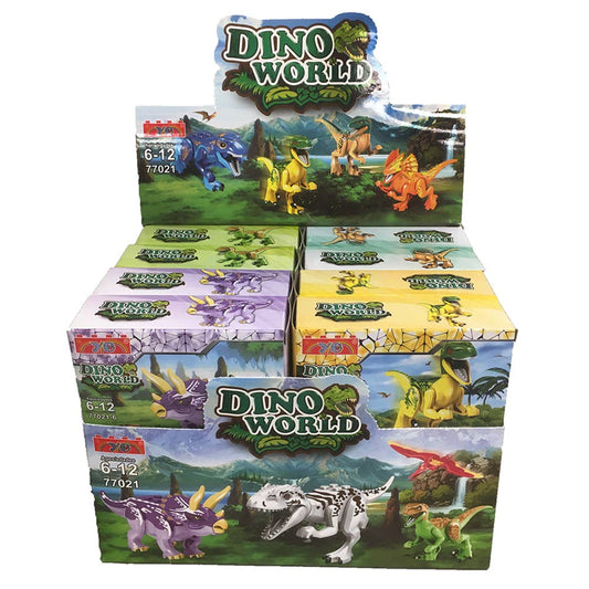 Dino World Brick Builder -  Action Figure Assortment