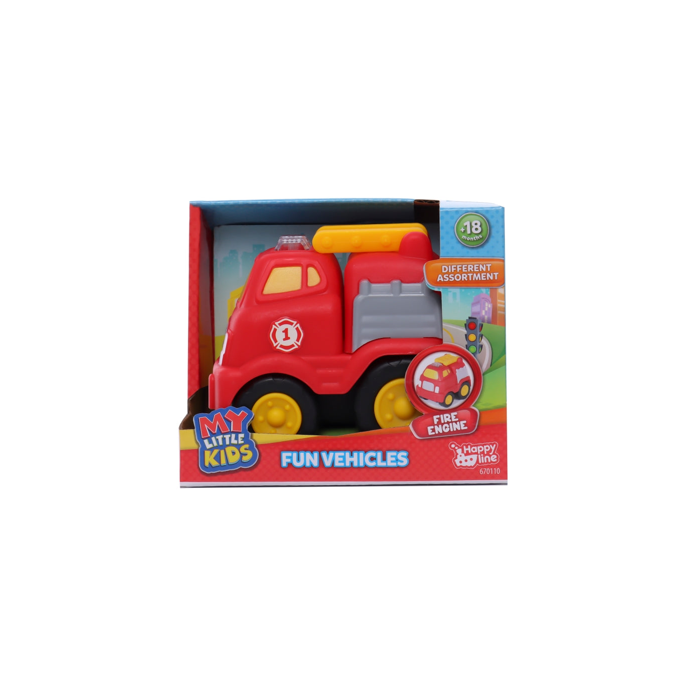 My Little Kids 1 City Vehicle Free Wheels