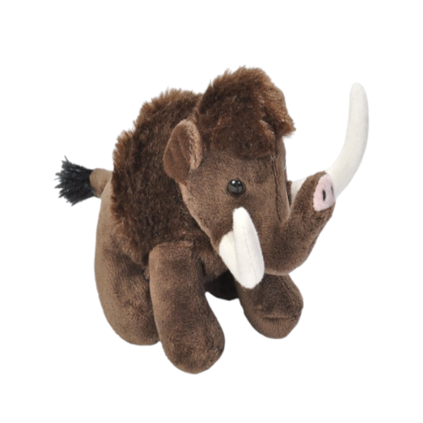 Wild Republic Pocketkins Eco - Woolly Mammoth Plush 5in