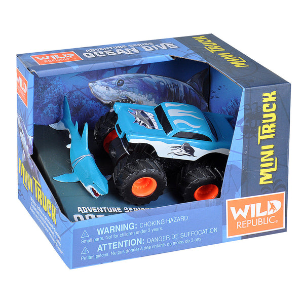 Wild Republic Mini Truck and Shark Adventure 2-Piece Set