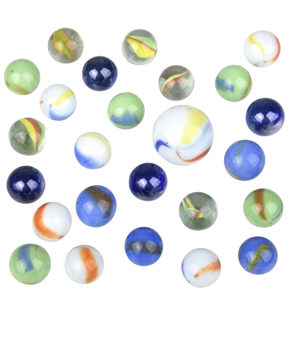 Classic Marbles 24-Count Assorted Colors Set