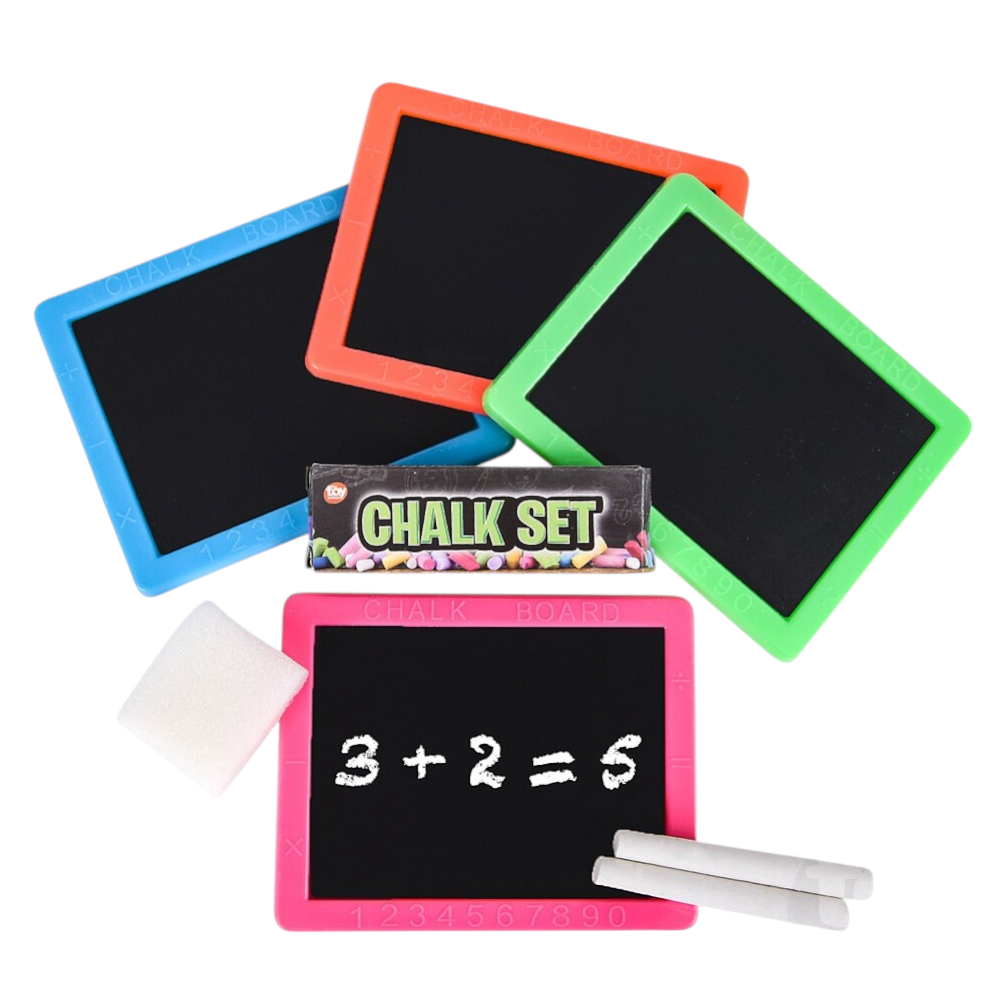 Neon Chalkboard 4 Piece Set