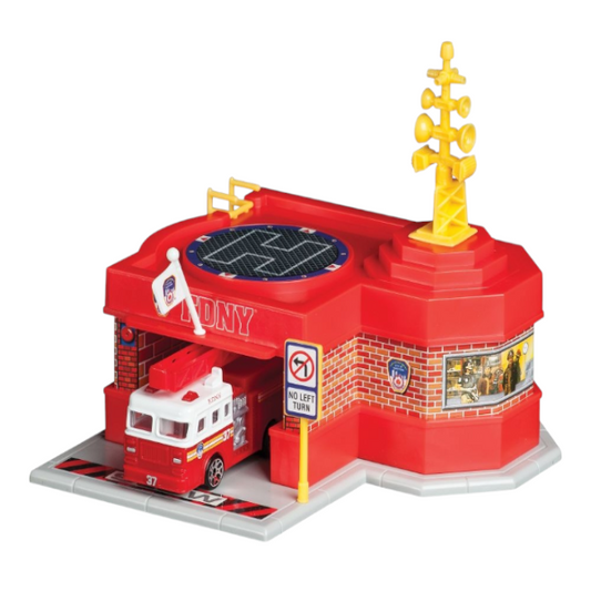 Daron FDNY Mini Fire Station with 1  Vehicle