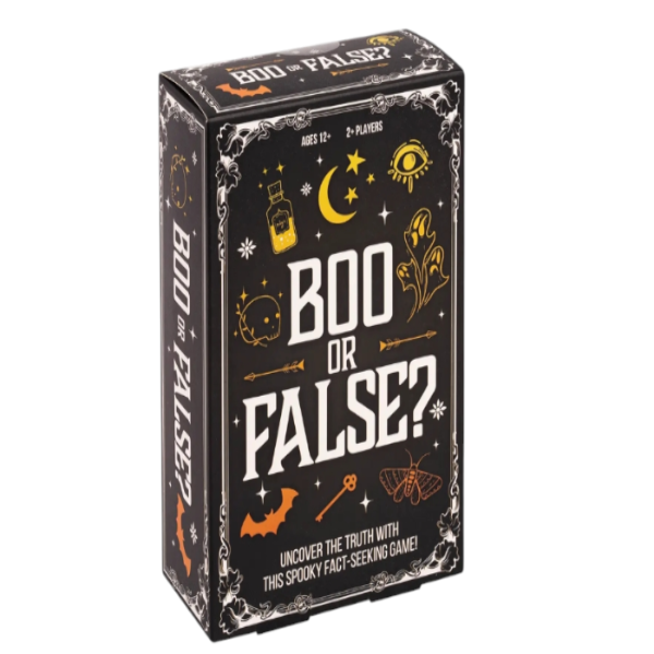 Professor Puzzle Boo or False? - Spooky Fact-Seeking Card Game