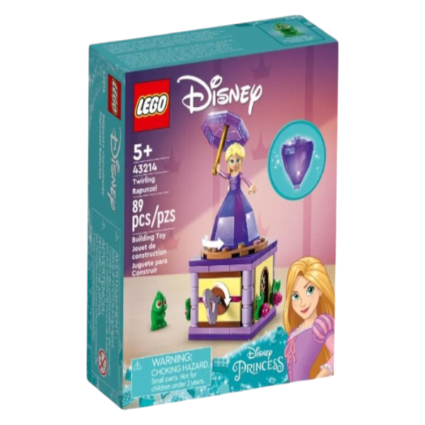LEGO Disney Princess Twirling Rapunzel 43214 Building Toy Set - 89 Pieces