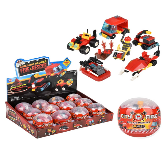 Building Block Fire Rescue Set
