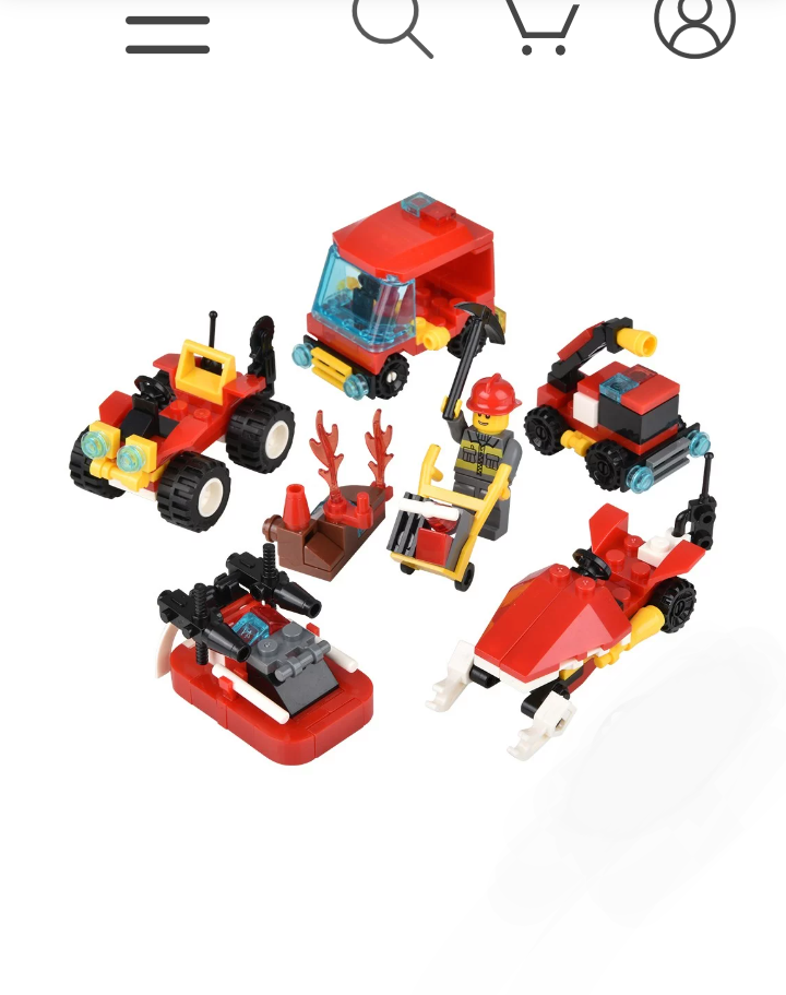 Building Block Fire Rescue Set