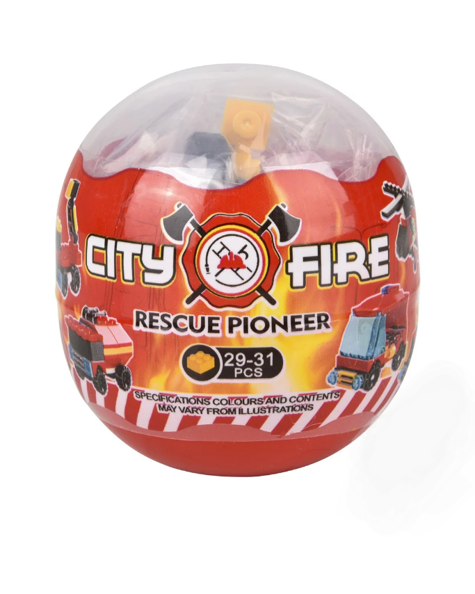 Building Block Fire Rescue Set
