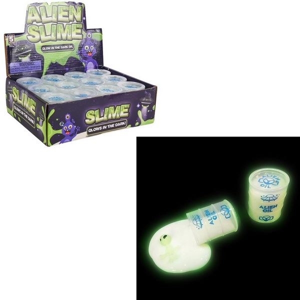 Glow-in-the-Dark Alien Oil Slime