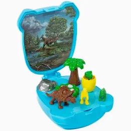 Toysmith Dinosaur Mini Worlds, Miniature Dino Figurine