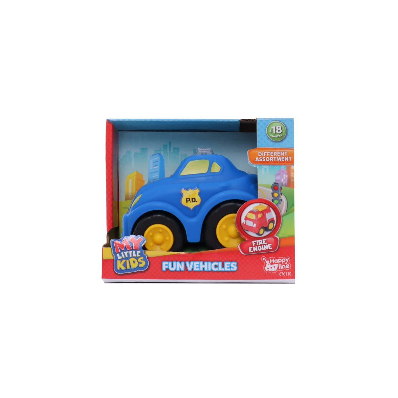 My Little Kids 1 City Vehicle Free Wheels
