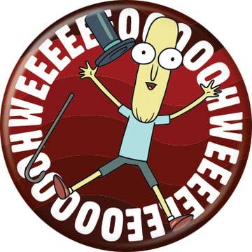 Rick And Morty OOwee Pushback Button 1.25" Round