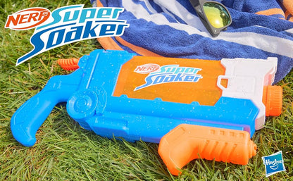 Nerf Super Soaker Flip Fill Water Blaster - 4 Spray Styles, Fast Fill, 30 Fluid Ounce