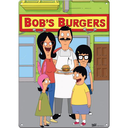 Bob's Burgers Characters Metal Sign 11.5-Inch