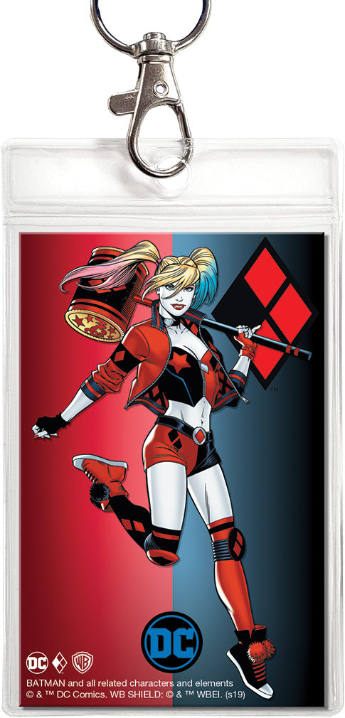 Harley Quinn Lanyard with ID Holder