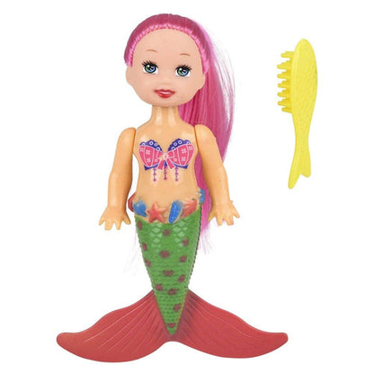 Mermaid Doll with Hairbrush