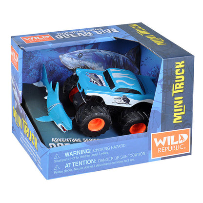 Wild Republic 4" Adventure  Truck & Shark Figurine