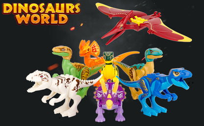 Dino World Brick Builder -  Action Figure Assortment