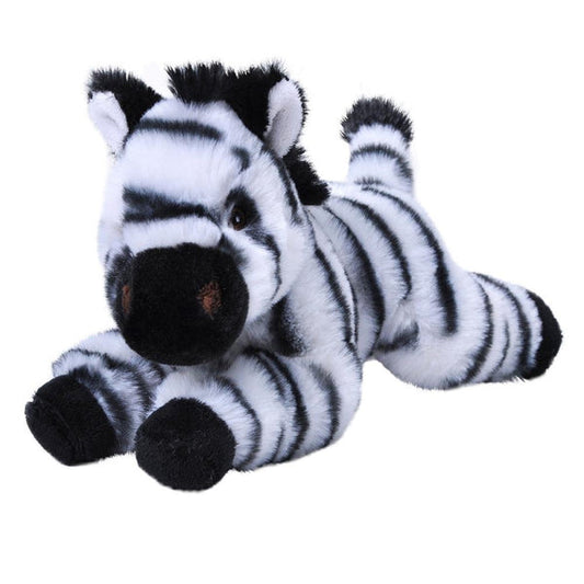 Wild Republic Eco Zebra  Cuddlekins Plush Animal 8"