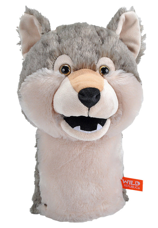 Wild Republic Puppet Sound Wolf Plush Animal 12"