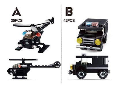 Sluban Police Theme Building Block Toy M38-B0595 - Assorted Styles