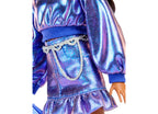 Barbie Deluxe Style Fashion Doll - Metallic Blue Ensemble with Accessories