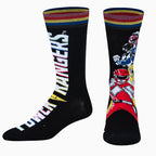 Power Rangers Split Crew Socks