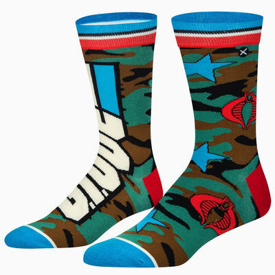 Odd Sox G.I. Joe Split Retro Crew Socks - Adult Size