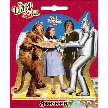 Wizard Of Oz Cast Vinyl Decal Sticker 4-Inch