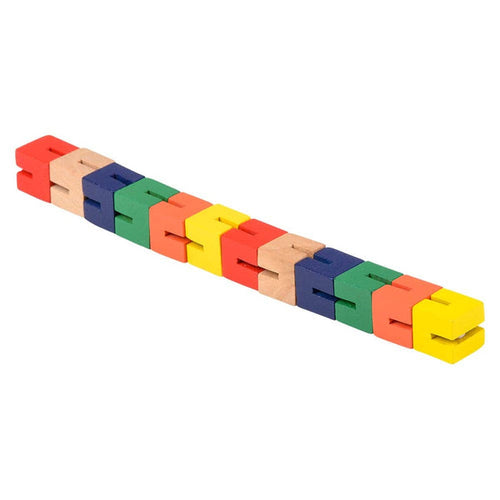 6" WOODEN TWIST CUBE LLB Wood Toy