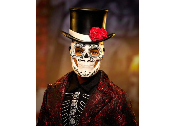 Barbie 2026 Día De Muertos Ken Fully Articulated Fashion Doll with Removable Mask and Hat