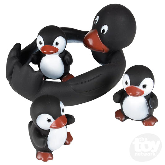 Penguin  Bath Toy 4 Piece Set