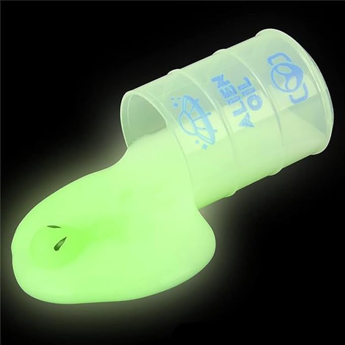 Alien Glow - In - The Dark Oil Slime with Alien Figure